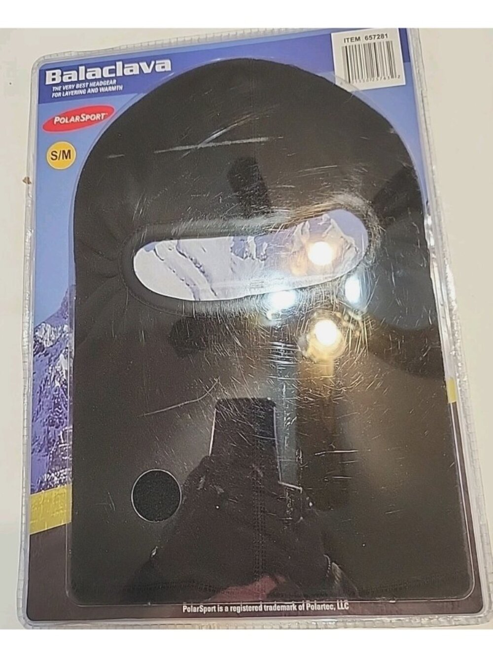 PolarSport Balaclava Fleece Ski Winter Face Mask S/M New